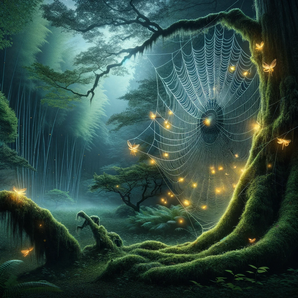 Spider and the Fireflies