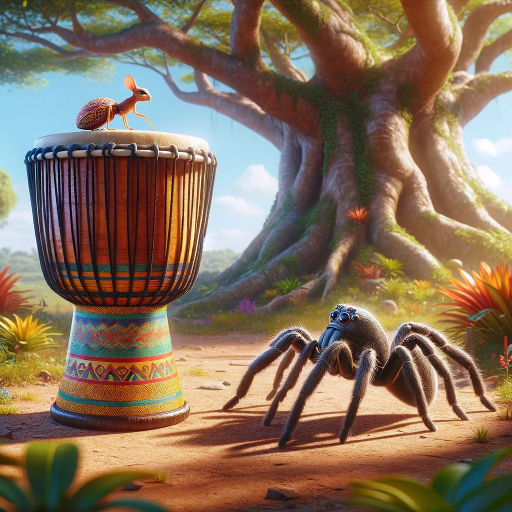 Spider and the Talking Drum