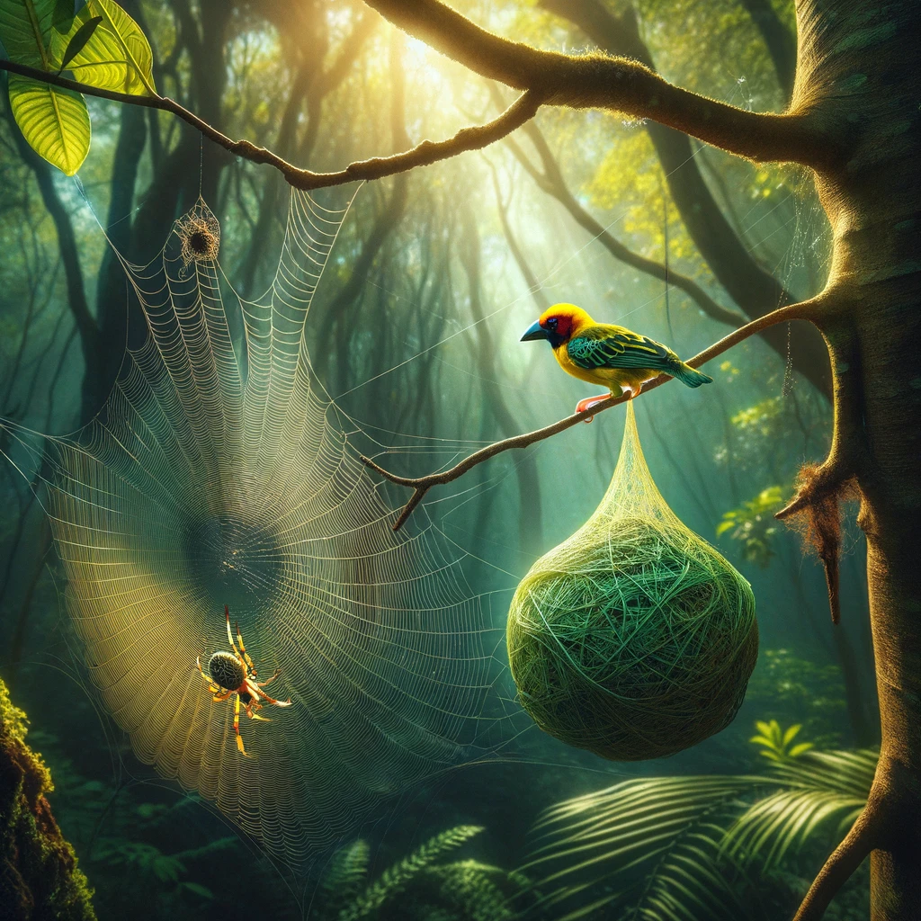 Spider and the Weaverbird